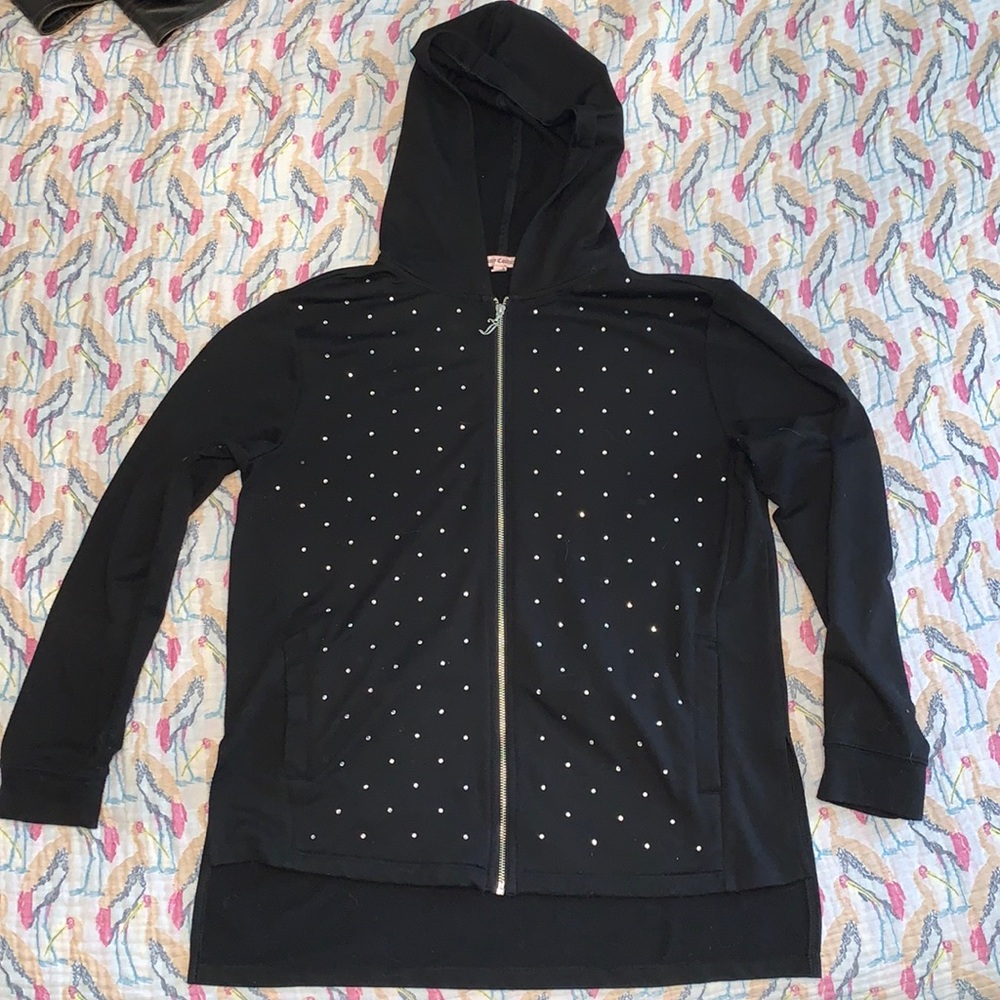 🏷End of Summer Sale: 3 for $10🏷 Juicy Couture Hooded Jacket w/ rhinestones